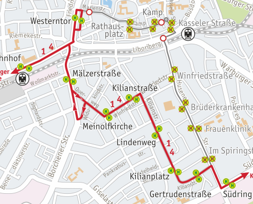 Bild von Verkehrsmeldungsnetzplan