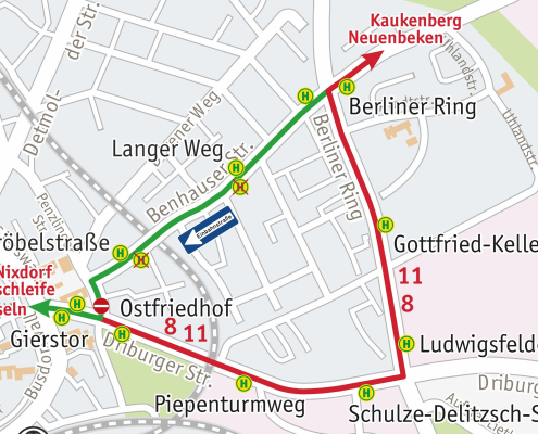 Bild von Verkehrsmeldungsnetzplan