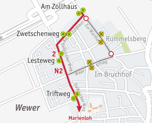 Bild von Verkehrsmeldungsnetzplan