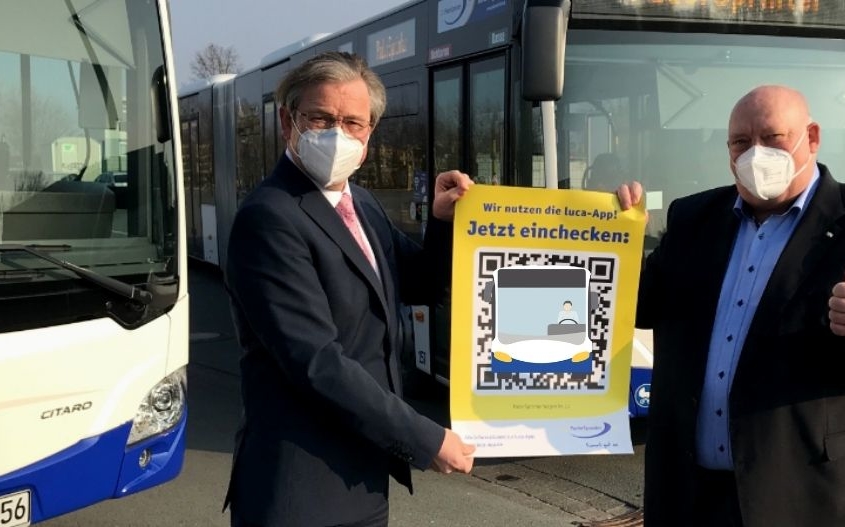 PaderSprinter unterstützt die luca-App