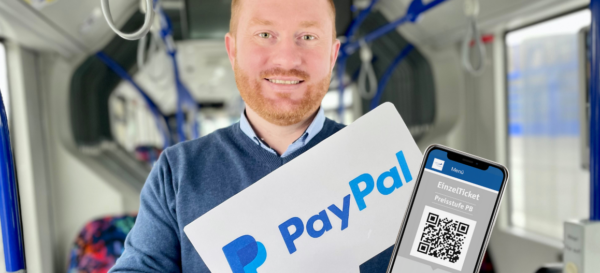 Online-Tickets können jetzt auch per PayPal bezahlt werden