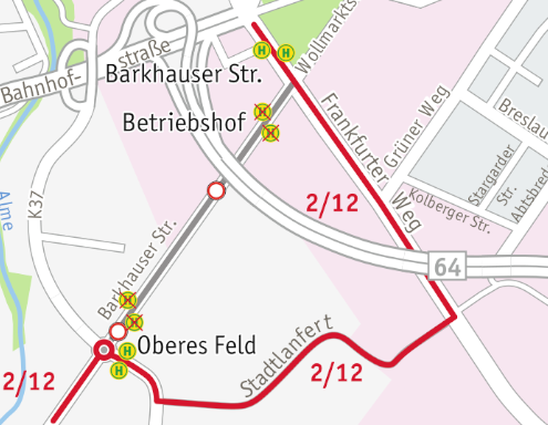 Bild von Verkehrsmeldungsnetzplan