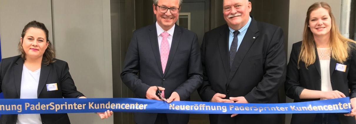 PaderSprinter eröffnet neues Kundencenter am Kamp 41