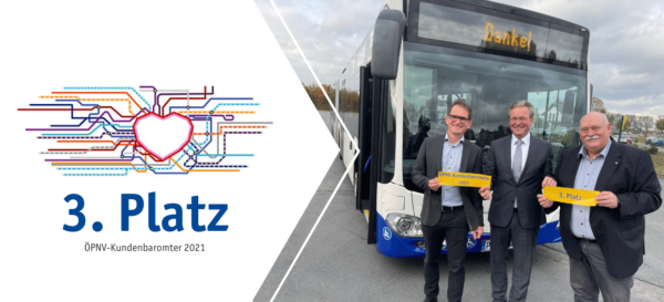 ÖPNV Kundenbarometer 2021: Platz 3 für den PaderSprinter