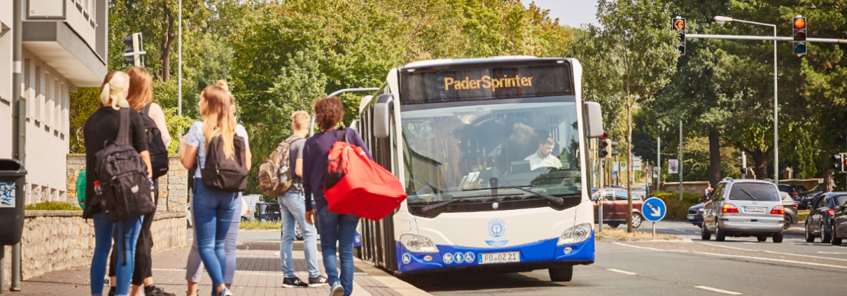PaderSprinter Beförderung von Schülerinnen und Schülern