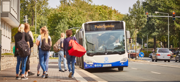 PaderSprinter Beförderung von Schülerinnen und Schülern