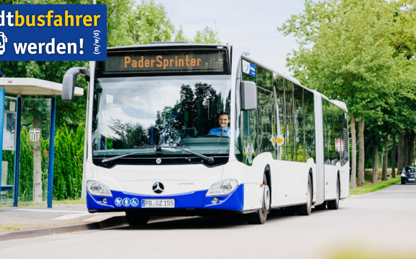 Stadtbusfahrer werden bei der Kraftverkehrsgesellschaft Paderborn mbH - KVP