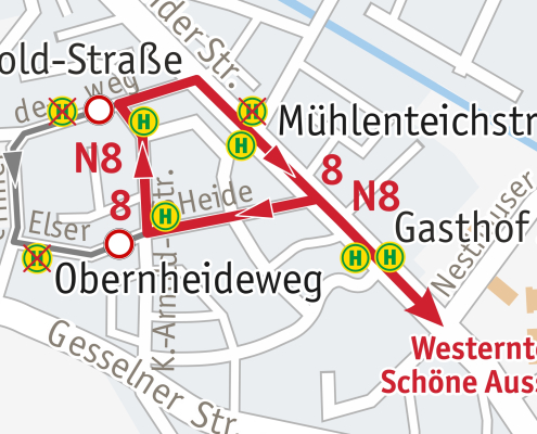 Bild von Verkehrsmeldungsnetzplan