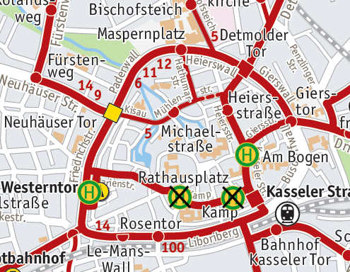 Bild von Verkehrsmeldungsnetzplan