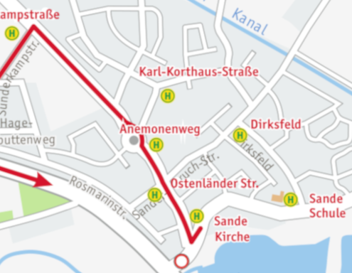 Bild von Verkehrsmeldungsnetzplan