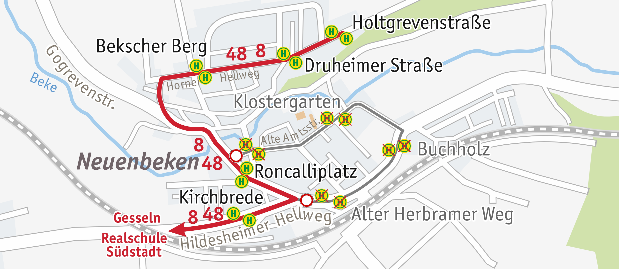 Bild von Verkehrsmeldungsnetzplan